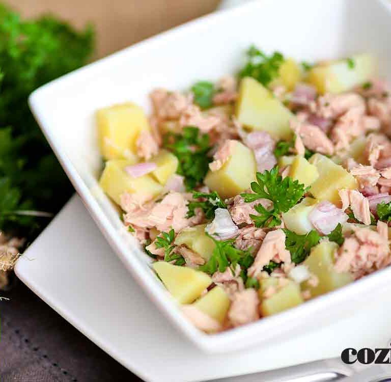 Salada De Batata Com Atum Cozinha Az